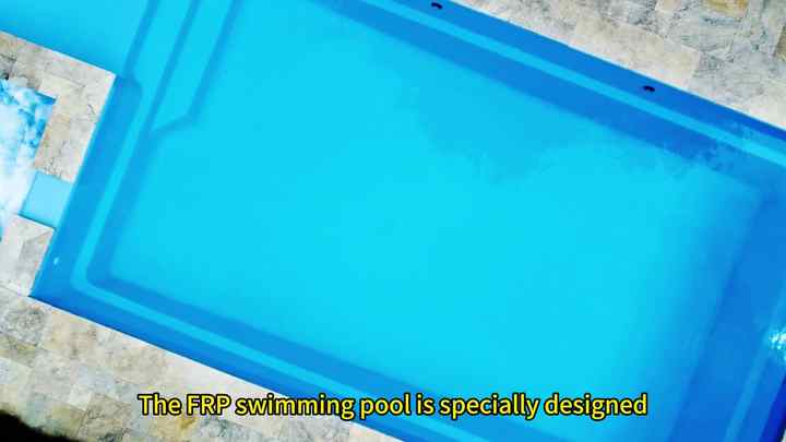 Custom 8m & 10m Fiberglass Inground Swimming Pool with Jacuzzi Spa ...