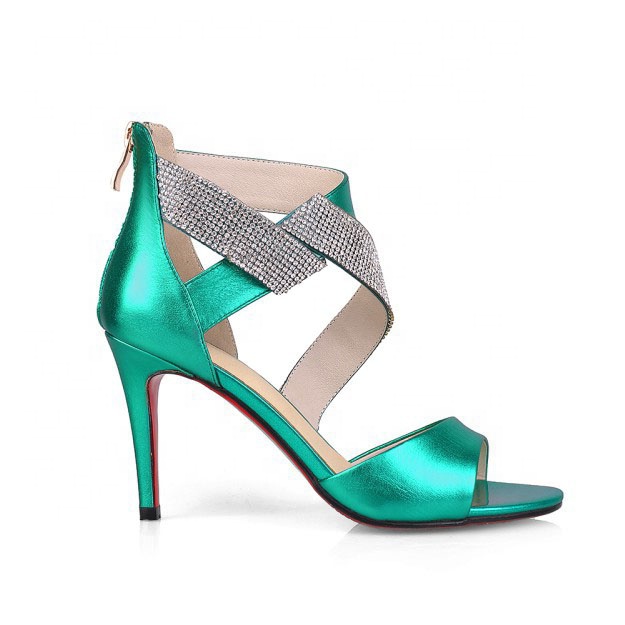 ladies rhinestone shoes