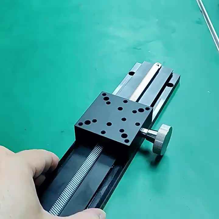 Table Coulissante Manuelle XY, Guide De Rouleau Transversal Durable 100