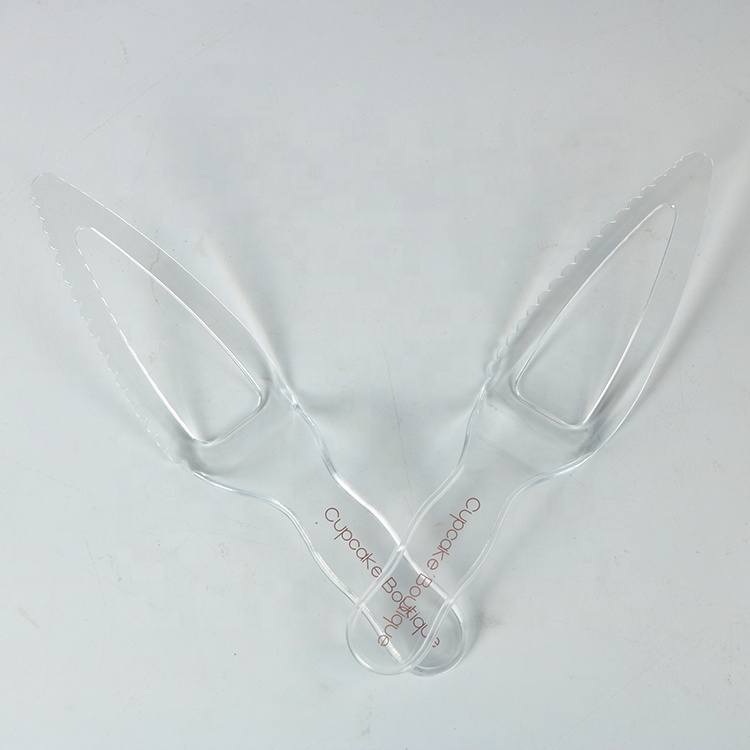 Ps descartáveis bolo faca