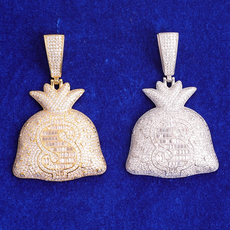 2023 Manufacturer Luxury Custom Moissanite Pendant Fashion Jewelry Pendants Pendants Charms