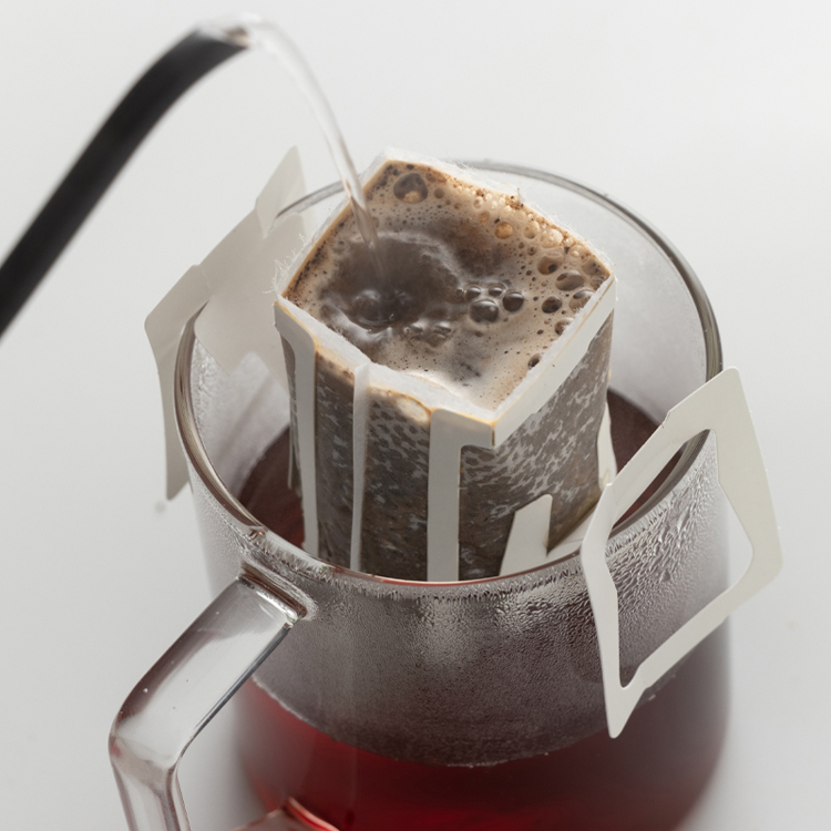 家庭办公室旅行酿造咖啡和茶工具便携式挂耳式纸过滤茶包