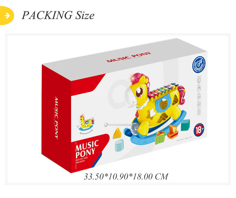 Baby trojan horse instruments toy child's small xylophone