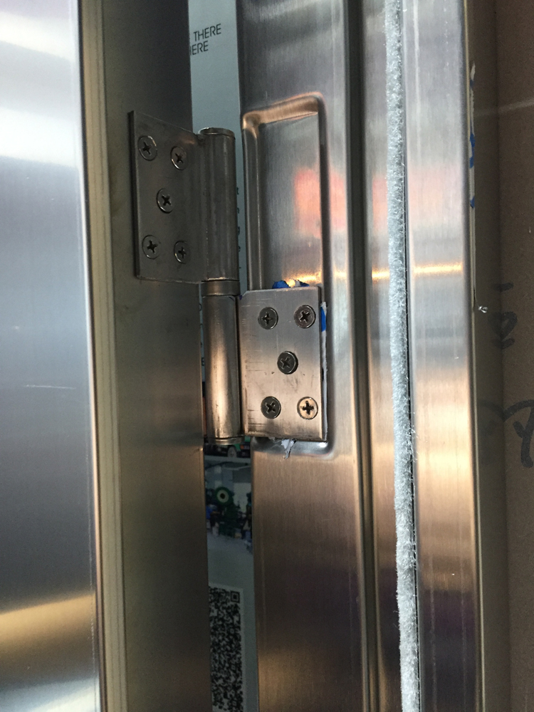 Customize Thickness Main Entry Door Designs Stainless Steel Swing Single Door