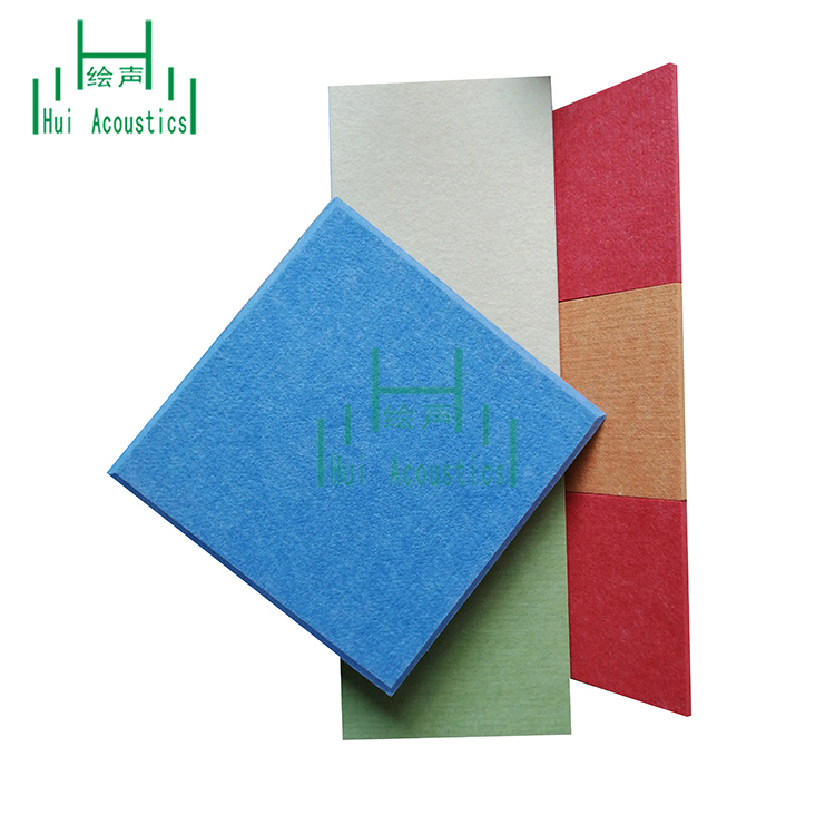 Acoustic Materials for Theater Fiberglass Wall Board Polyester Fiber Acoustic Panel