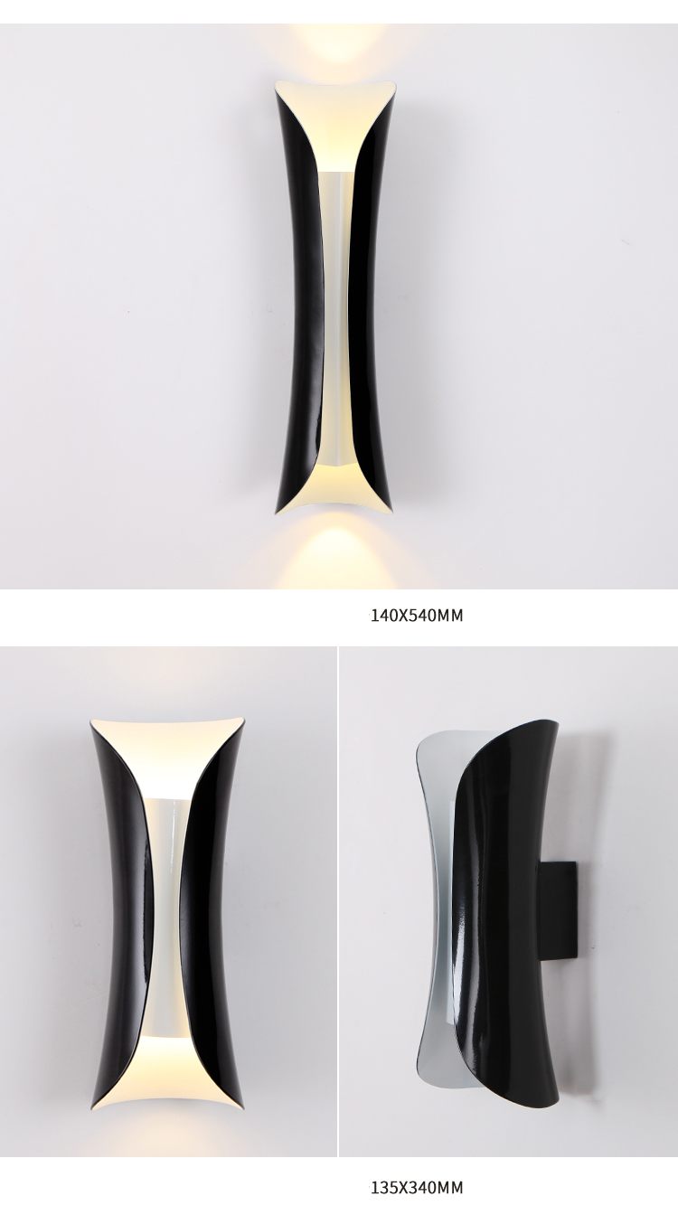 modern luxurious vintage iron art golden color Plating with Black cloth cover wall light for hotel wall light