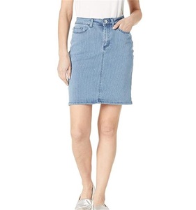 ladies knee length denim skirt