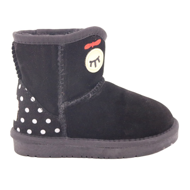 Детские зимние ботинки из натуральной овечьей кожи