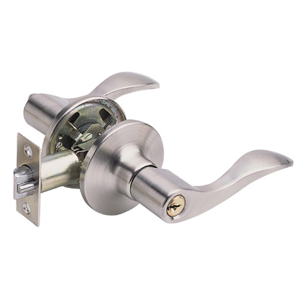 3 LEVER MORTICE INTERNAL SASH DOOR LOCK 2.5 INCH Brass Chrome Finish Fire Rated