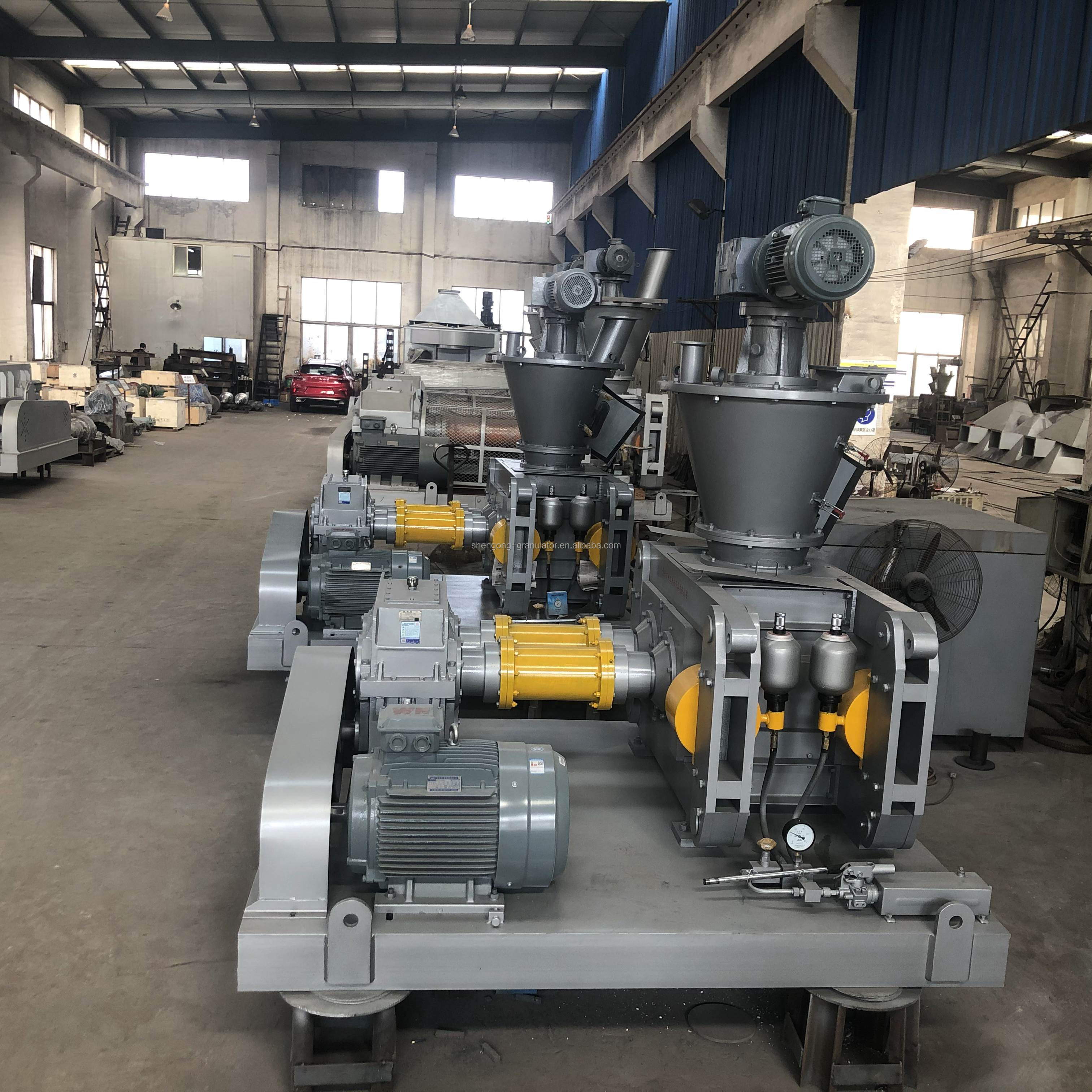 Химическая руда, неорганическое удобрение, порошок, механическое давление, сухая двойная роликовая гидравлическая машина для агломерирования брикетов