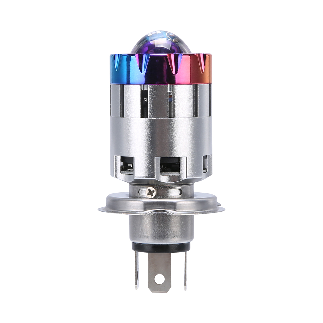 Двойная Линза H4, светодиодная фара для мотоцикла