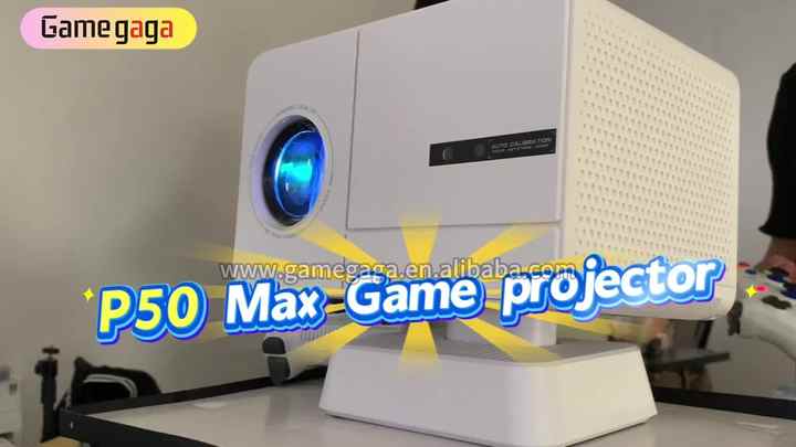 P50 Max Game Projector - 1080P HD 400 Lumens Portable Android