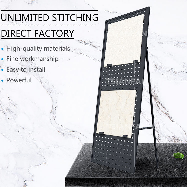 Sample Folder For Quartz Stone And Granite Punching Plate Door Mat Rack Double Sided Over Tiletack Tile Display Accessory