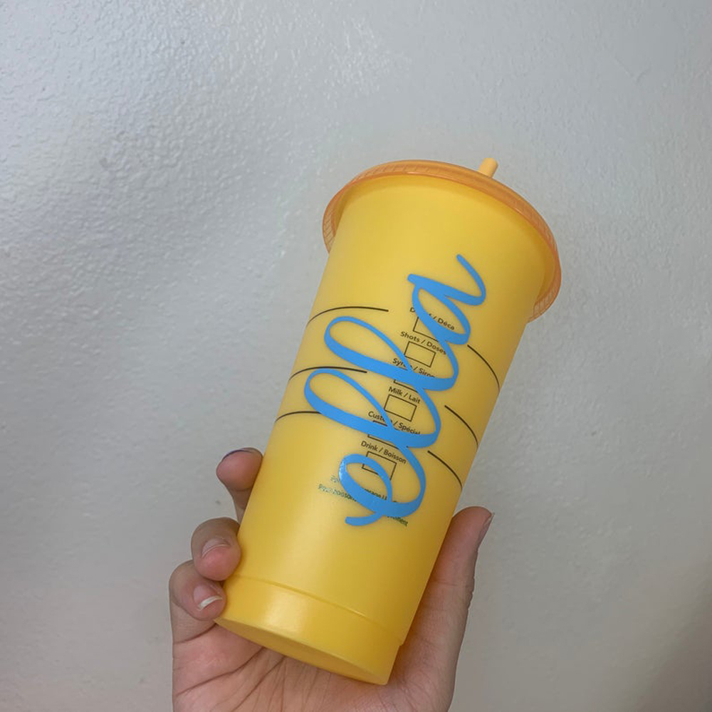 Новая холодная чашка, меняющая цвет, лето 2020