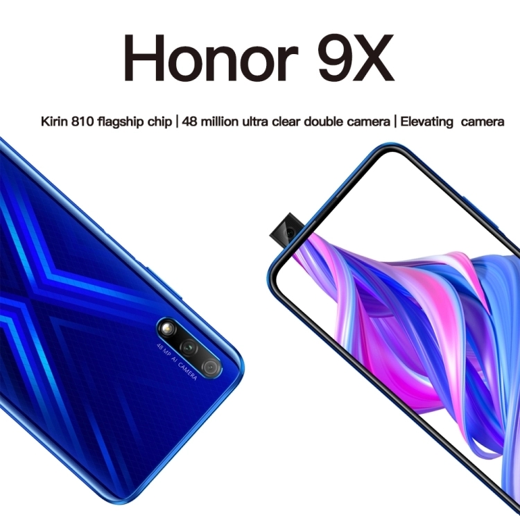 Honor 9X Mobile Phones - 6GB+64GB, 6.59 Inch OLED Display