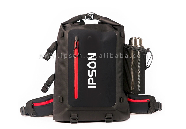 IPSON Multi-use Customized PVC TPU Outdoor Sport Swimming Fishing Boating Camping Dry Bag Waterproof Backpack