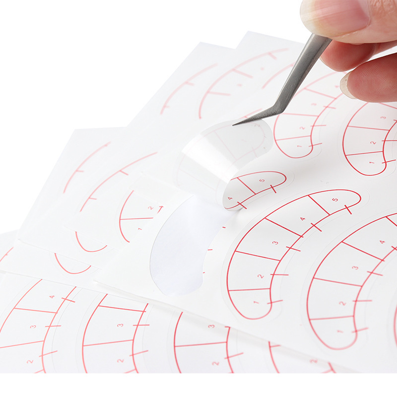 Высокое качество красоты 5 точка-точка позиционирования наклейки практика кругов под глазами колодки наклейки ресницы для наращивания ресниц патчи