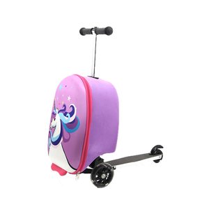 unicorn scooter suitcase