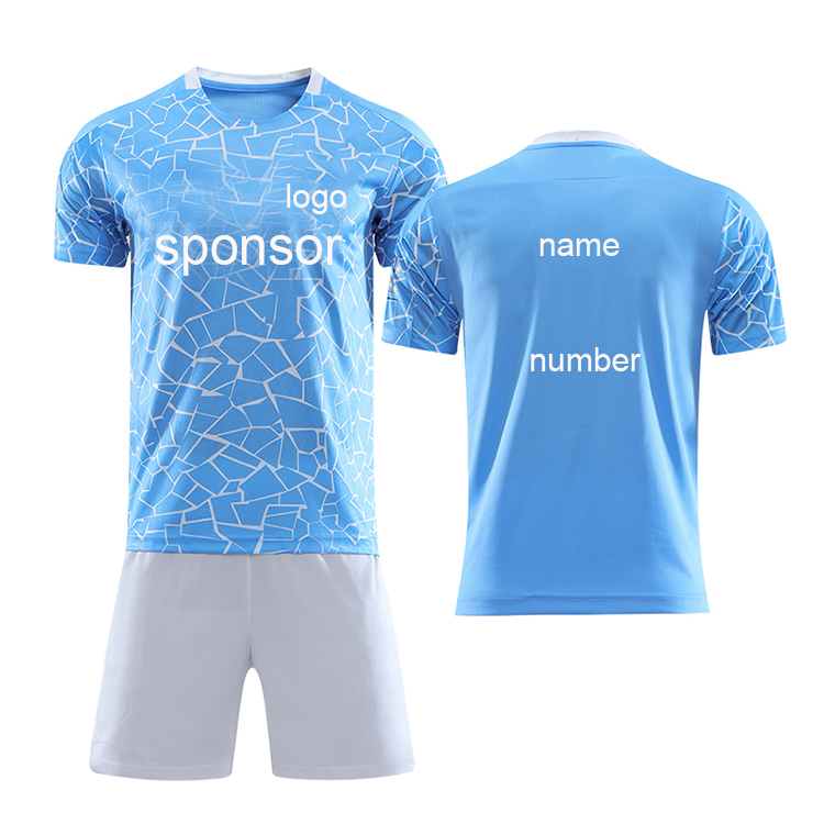 blue football jersey design