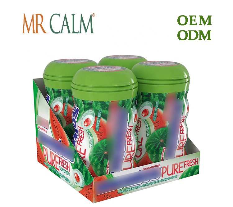 Жевательная резинка CBD с частной этикеткой CBD поддерживает снятие стресса и освежает дыхание продуктов CBD