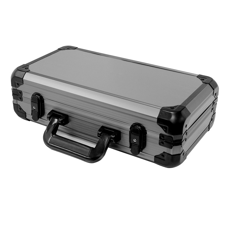 300pcs Casino Texas Poker Chips Capacity Suitcase Black Jack Container Box Thick Aluminum Suitcase