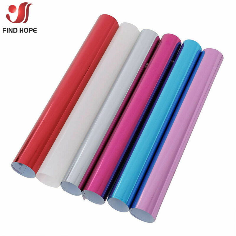 30 см * 50 см блестящая металлическая теплопередающая виниловая пленка утюжок на HTV футболка текстиль термопресс крафт Cricut пленка мешок Сделай Сам многоцветный