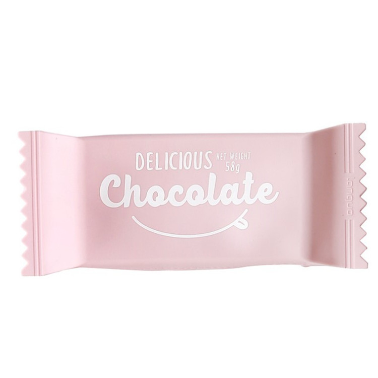 Chocolate candy silicone smiggle pencil case cute with zipper school custom print kids felt for girls stationery kawaii pouch