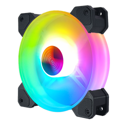Coolmoon Anel de Jade 120mm ventilador cooler com Controlador RGB RF controle remoto para computador caso