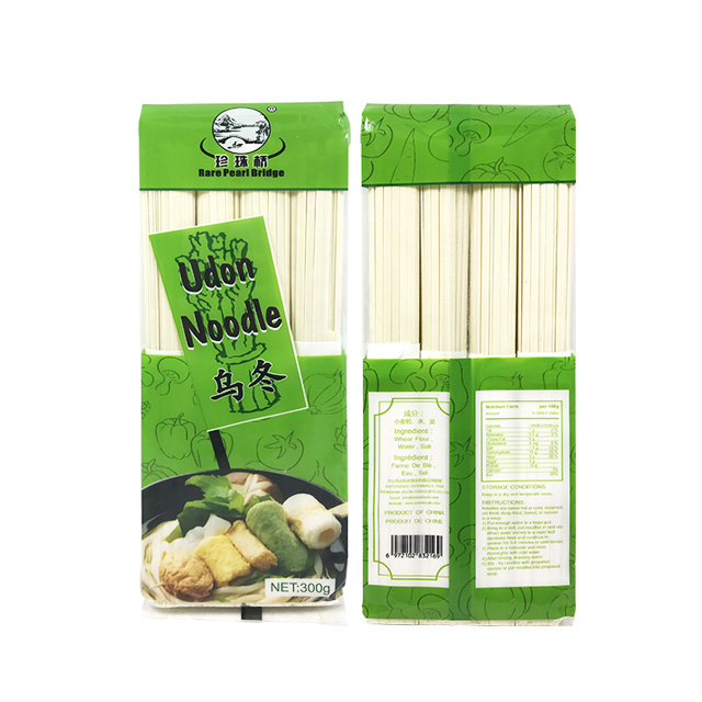 JOLION Wholesale bulk Japanese diet Instant Food Bag Packing OEM Brand Halal Dry Low Carb Udon Noodles