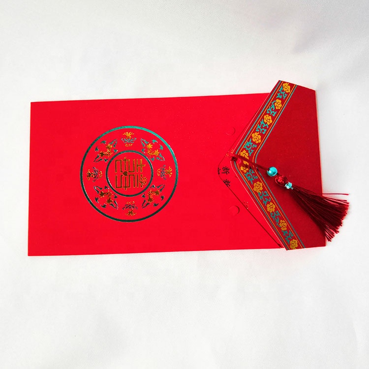 Pack of 10 Deluxe LUCKY MONEY Red Envelopes CHINESE NEW YEAR Gift Packet 7/"x3.5/"