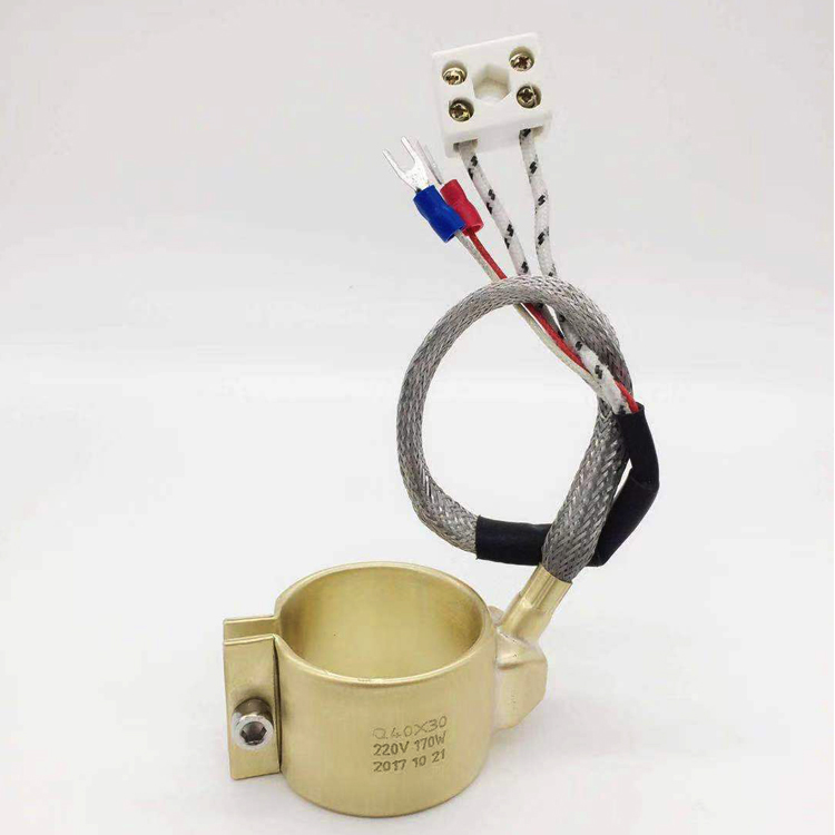 product-750-750 120v 220v 240v 380v Industrial Electric plastic Extruder copper nozzle brass band heater for injection machine