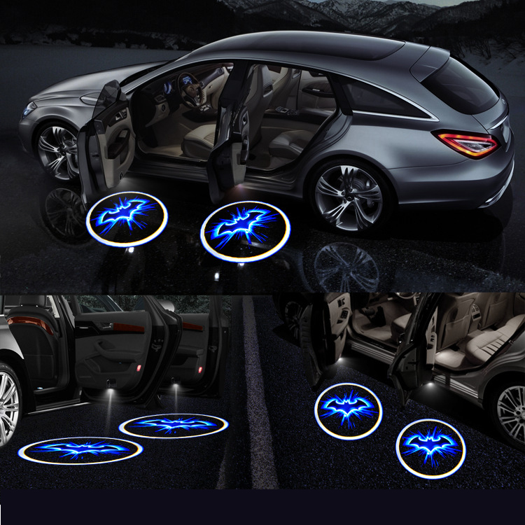 Беспроводной проектор для двери автомобиля с логотипом призрака на заказ