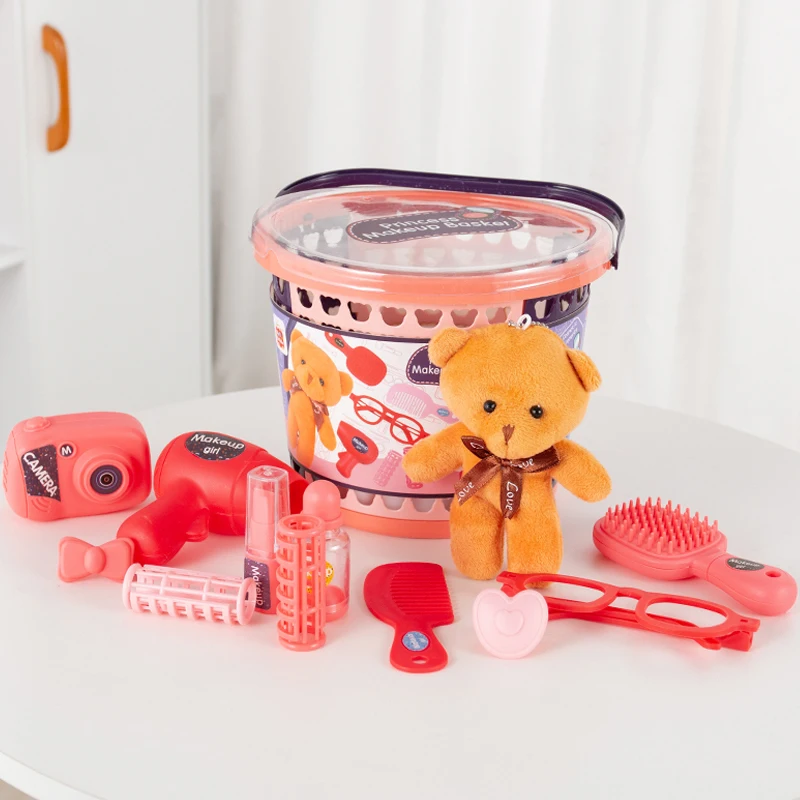 Лидер продаж Amazon, детский нетоксичный фен для волос «сделай сам» для девочек, косметический набор, игрушка, набор для макияжа для детей