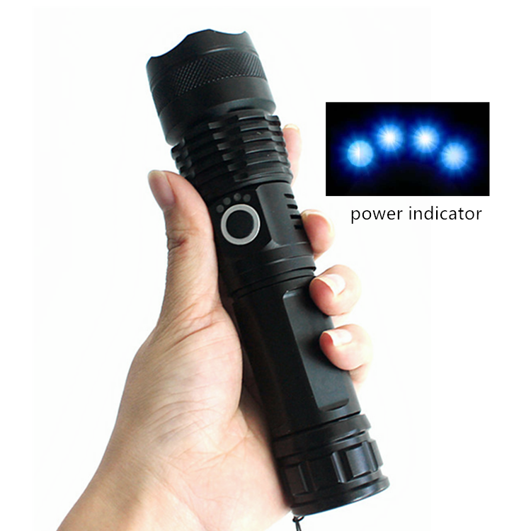 Уличный высокомощный светодиодный фонарик XHP50 XHP70 1000, перезаряжаемый тактический фонарик дальнего действия для экстренных ситуаций