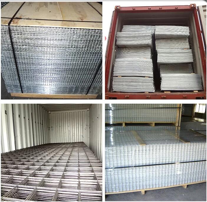 50x50mm aperture galvanized fence 4mm welded wire mesh panel