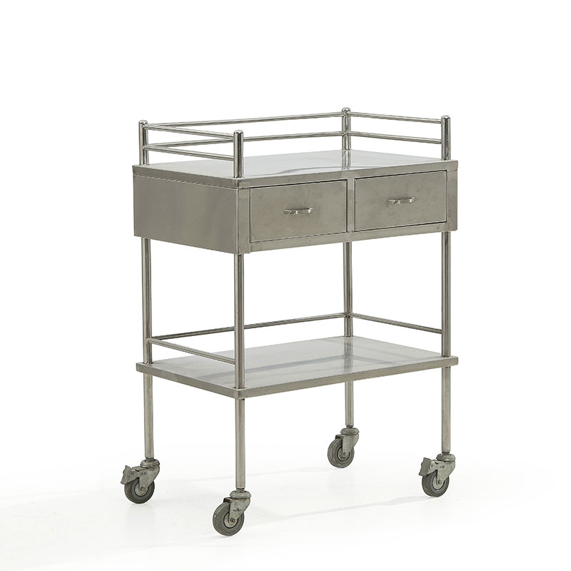 MY-R051 hospital trolley operating room stainless steel medical instruments cart