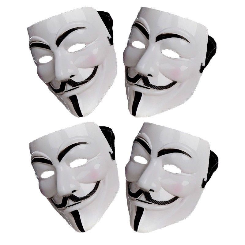 工厂批发匿名黑客 v 为 vendetta 游戏主脸面具化装服装万圣节