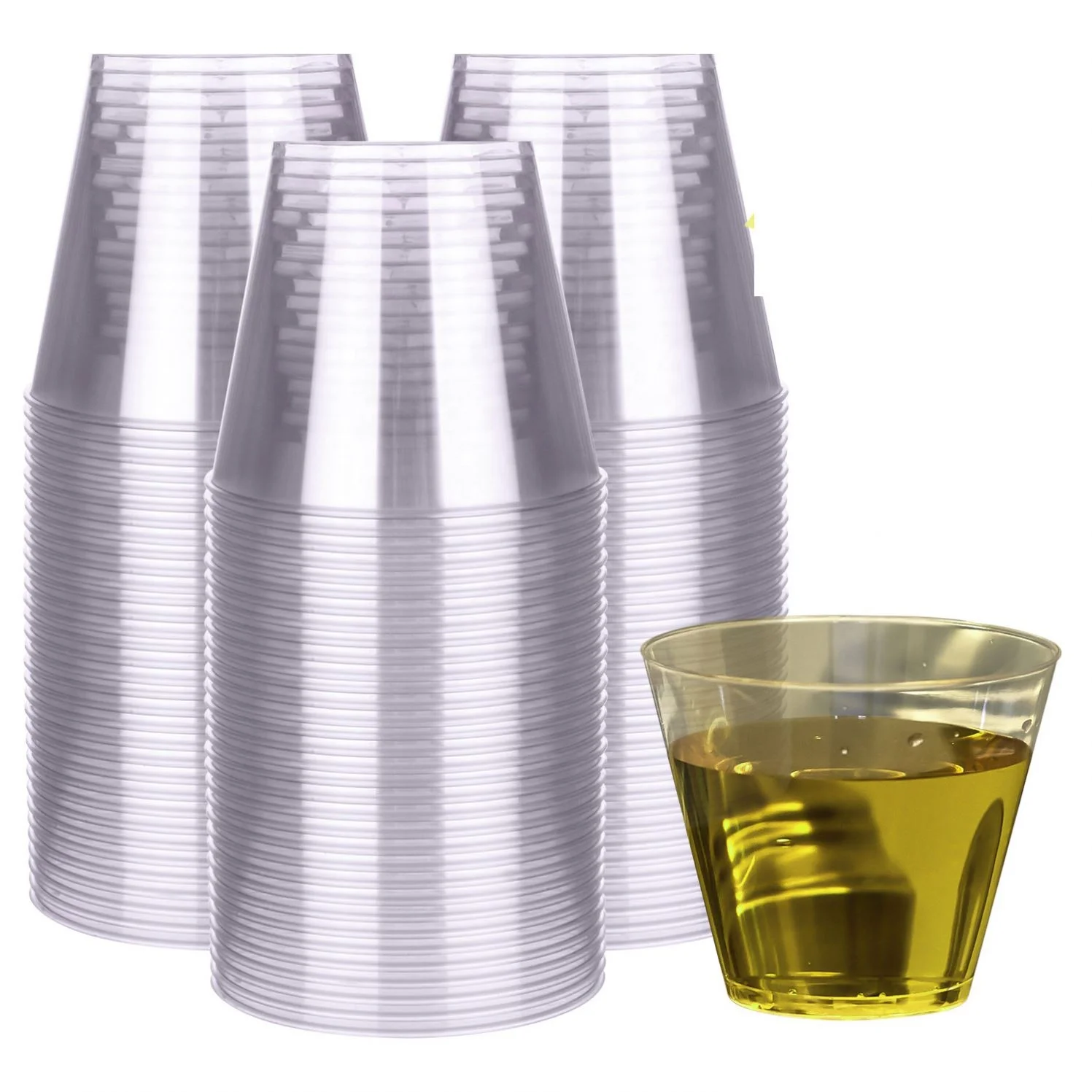 Оптовая продажа, пластиковая чашка с крышкой для инъекций, для Пузырькового молока, чая