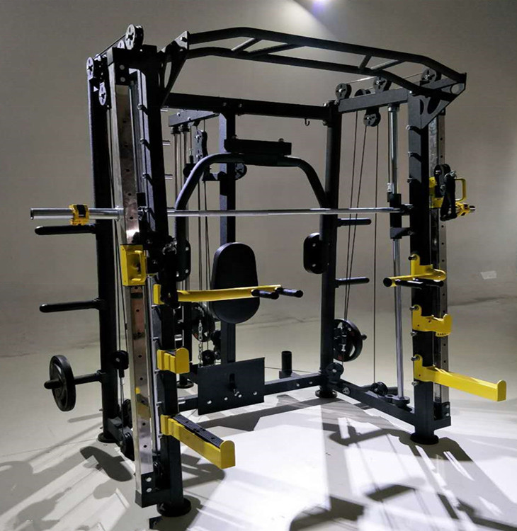 Горячая продажа Новый стиль профессиональный многофункциональный тренажерный зал оборудование упражнения для продажи многофункциональный Смит машина