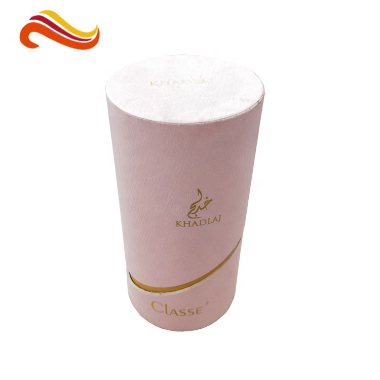 Переработанный цилиндр из крафт-бумаги, колесо, картонная упаковка, флакон для духов, оберточная бумажная трубка