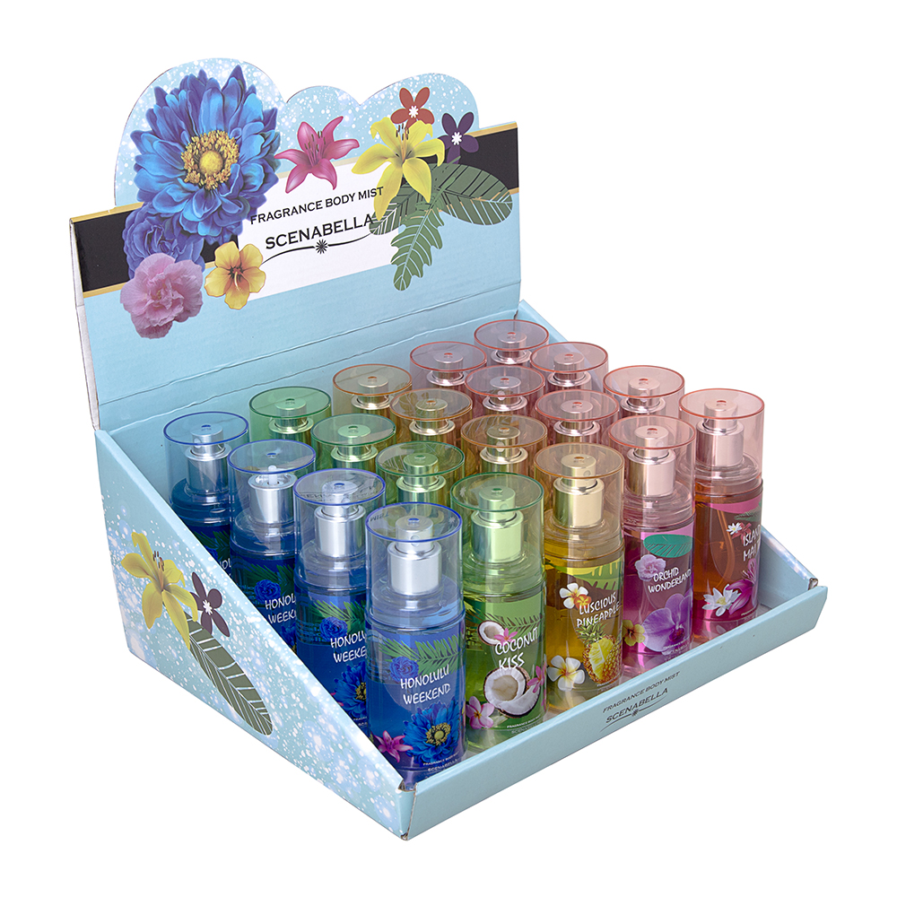 88 мл Цветочный и фруктовый аромат, 5 ароматов, смешанный набор тумана для тела, спрей для женщин