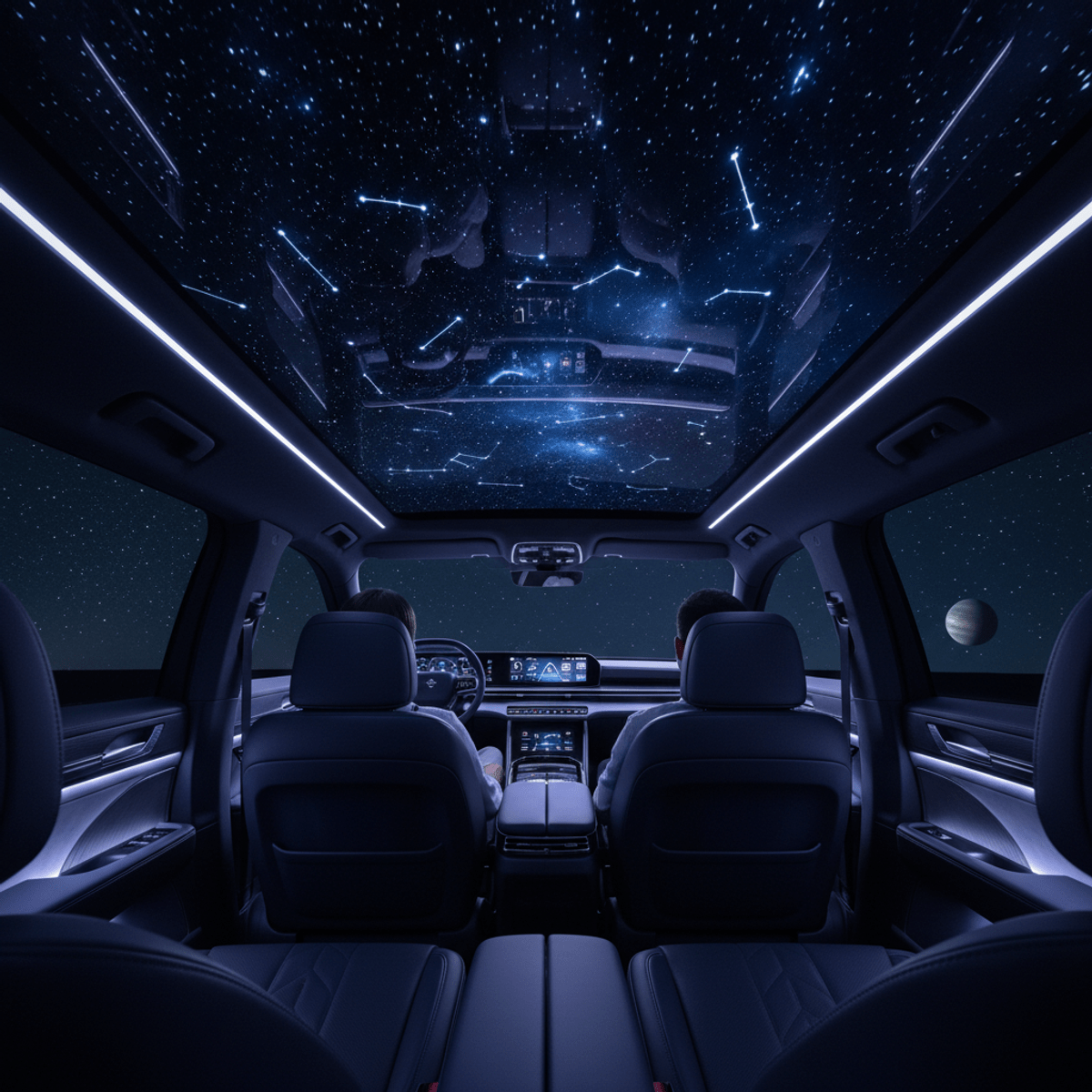 Sleek futuristic water bottle with flavor pods and glowing LED ring.