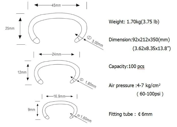 Hencoop Zinc-Coated Wire C Hog Rings