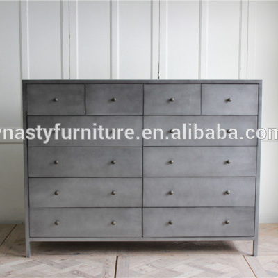 Промышленный Металлический комод с выдвижными ящиками