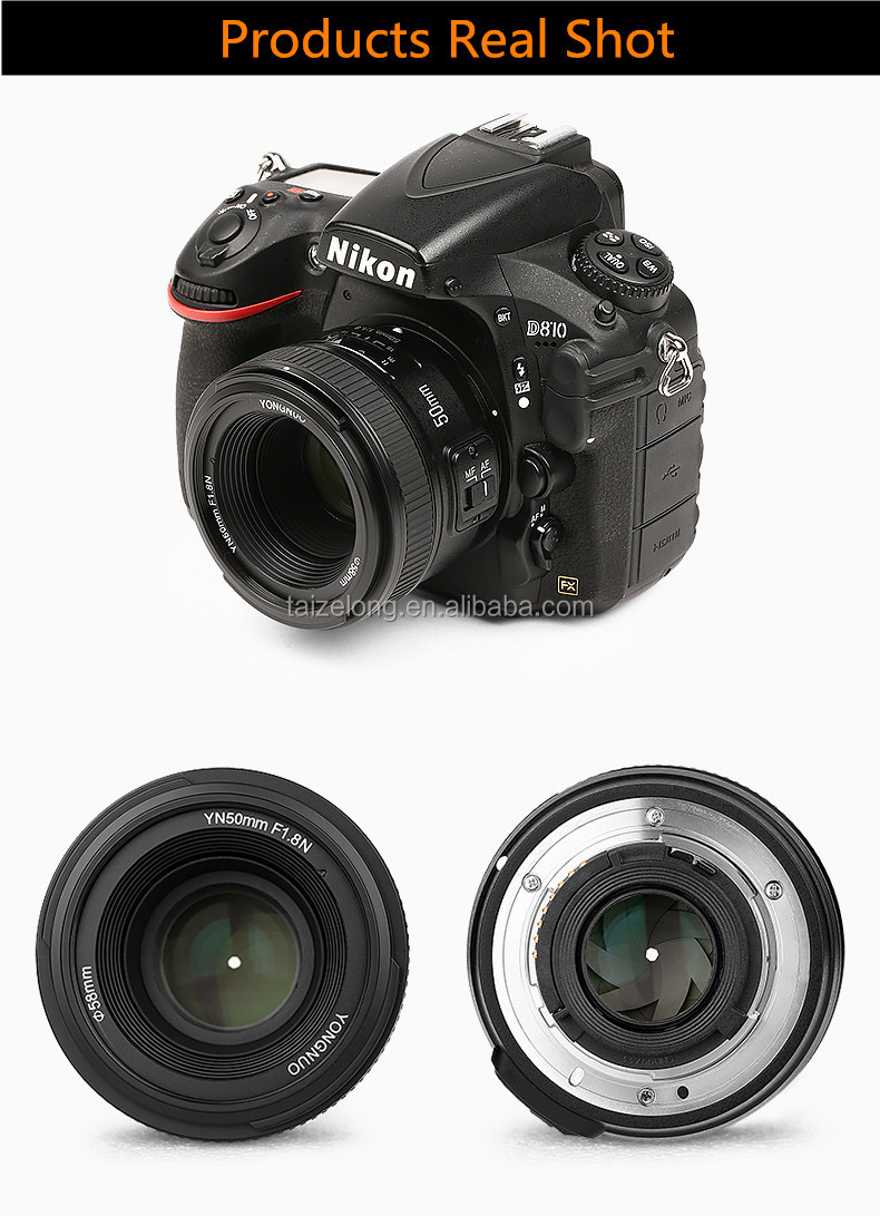Yn50mm F1.8 Lens for Nikon - Prime Focus & Fast Aperture