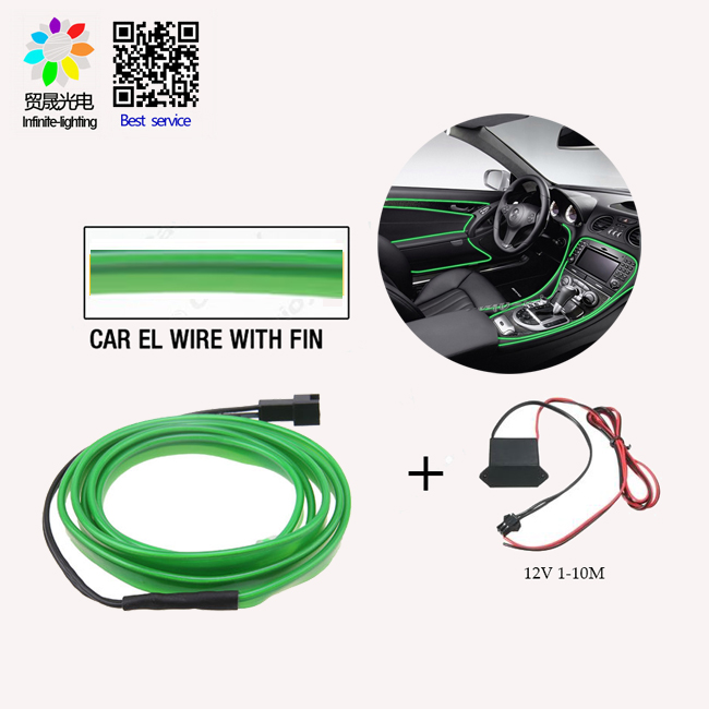 Украшение «сделай сам», Электролюминесцентная проволока «сделай сам», неоновая прохладная Электролюминесцентная проволока для изготовления вывесок для вечеринки