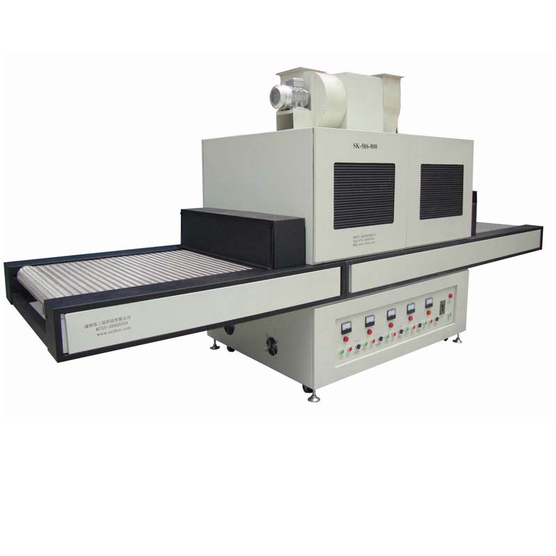 Цена машины, туннель для сушки под УФ-лампой, SK-506-800 большое оборудование для УФ-отверждения