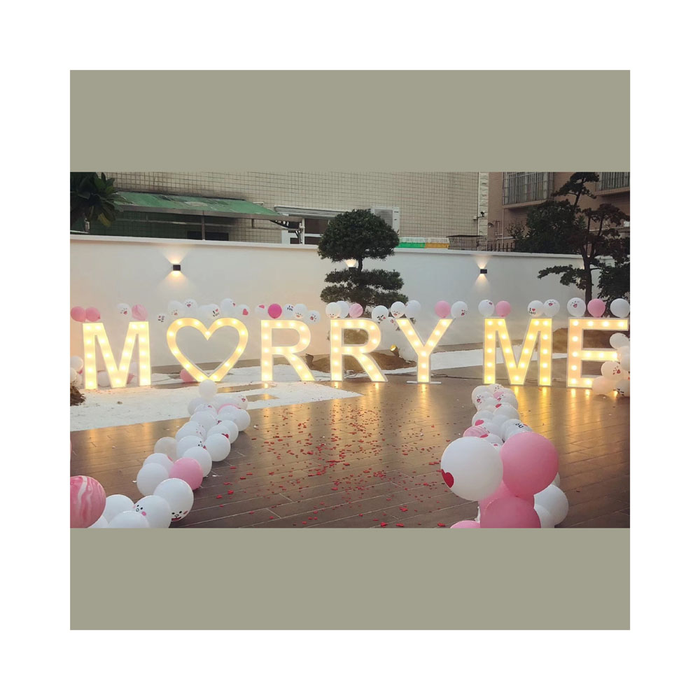 2019 vendas quentes vestido de casamento Gigante decoração 3D 4ft/5ft carta flor Item e 1ft, 2ft, 3ft, 4ft, 5ft, 6ft Tamanho de eventos do partido supplie