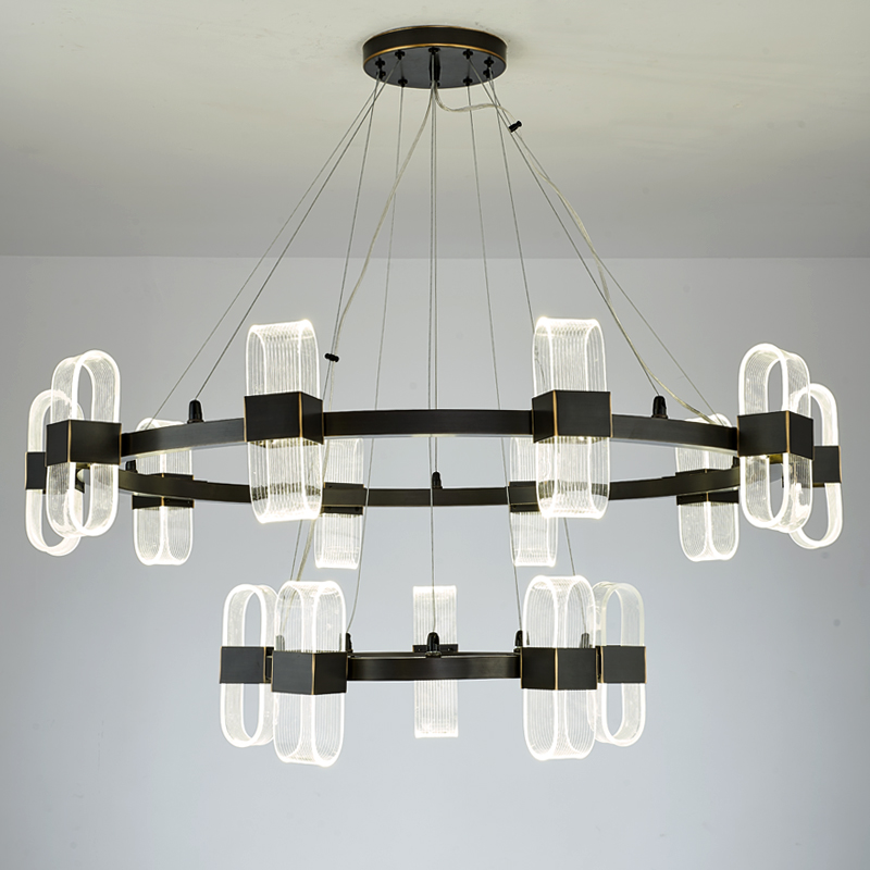 2020 New Hot Sale Indoor Art Fancy Design Sumptuous Pendant LED Chandelier Glass Lamps Modern Luxury Living Room Decor Lighting