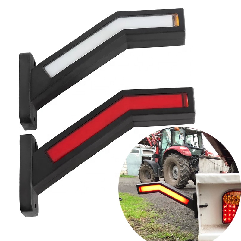 24V самосвал огни Поворотная лампа белый, желтый, зеленый, голубой, темно-красный цвета 12V светодиодные лампы для автомобилей Грузовик украшения сигнальные лампы Грузовой автомобиль свет